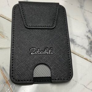 Black RFID Wallet Card Holder Sleeve